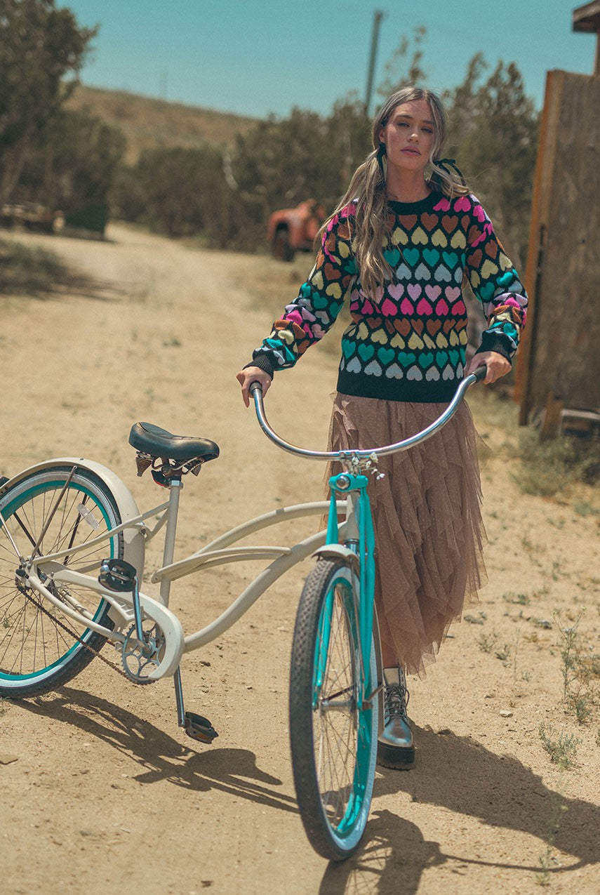 Multi Heart Sweater