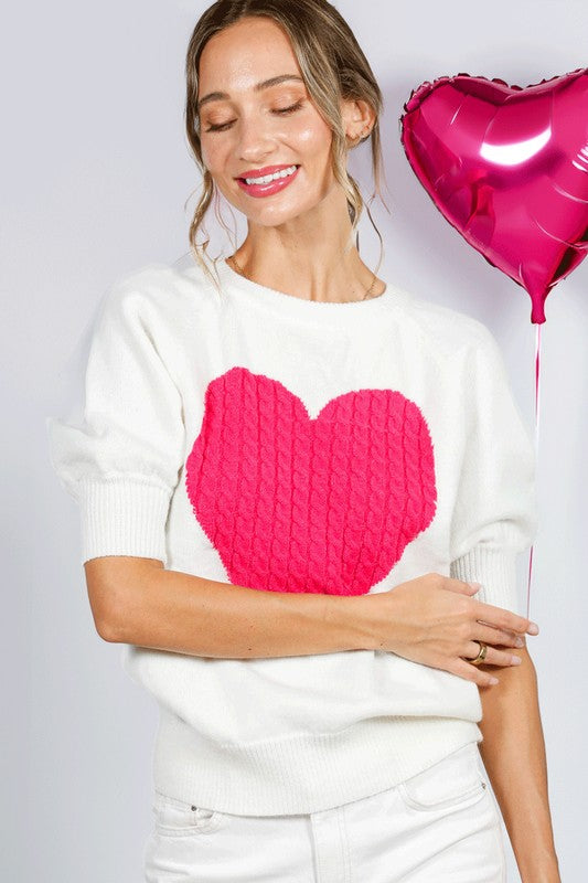 All For Love Heart Sweater
