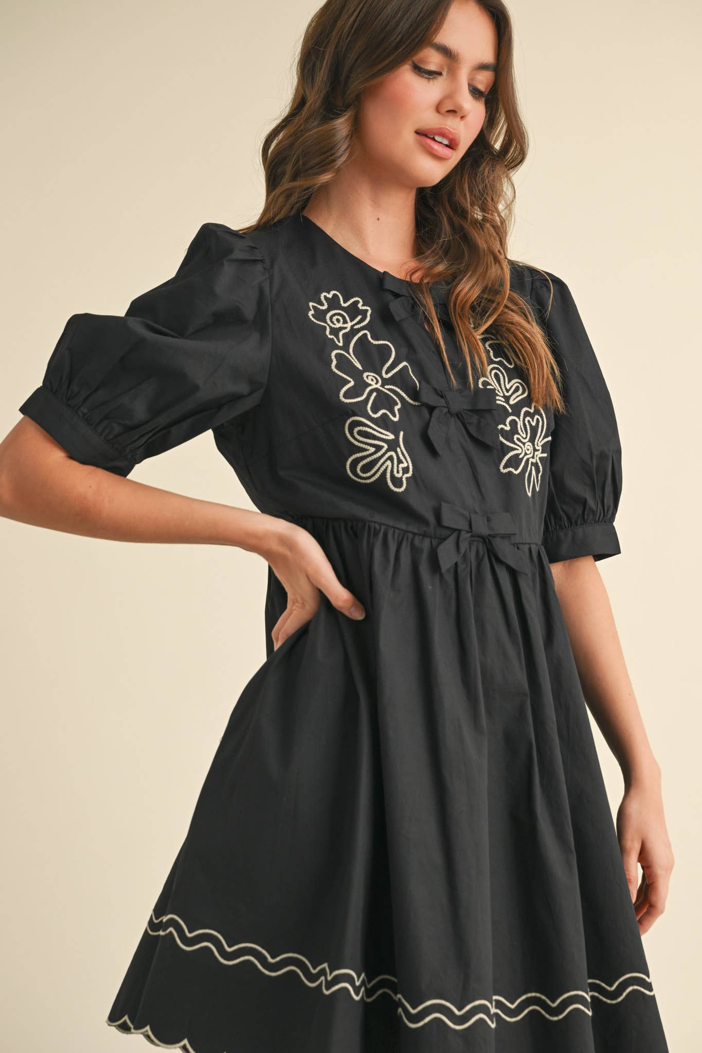Sloane Embroidered Dress
