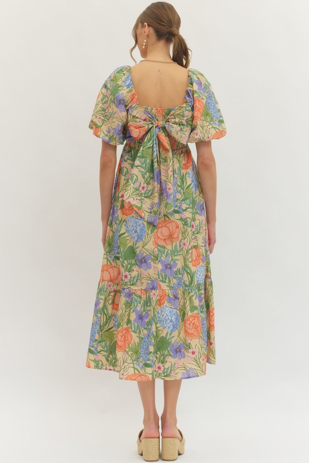 Camille Garden Midi Dress