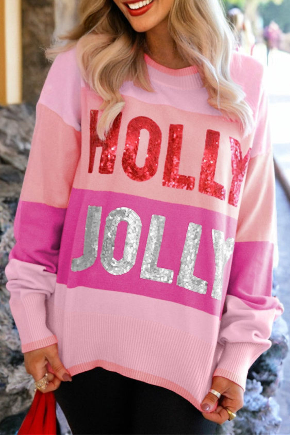 Holly Jolly Sequin Sweater