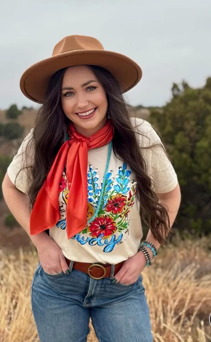 Callie Ann Stelter Bluebonnet Howdy Tee