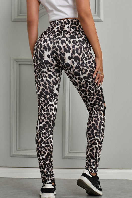 Lace Hollow Out Skinny Leggings