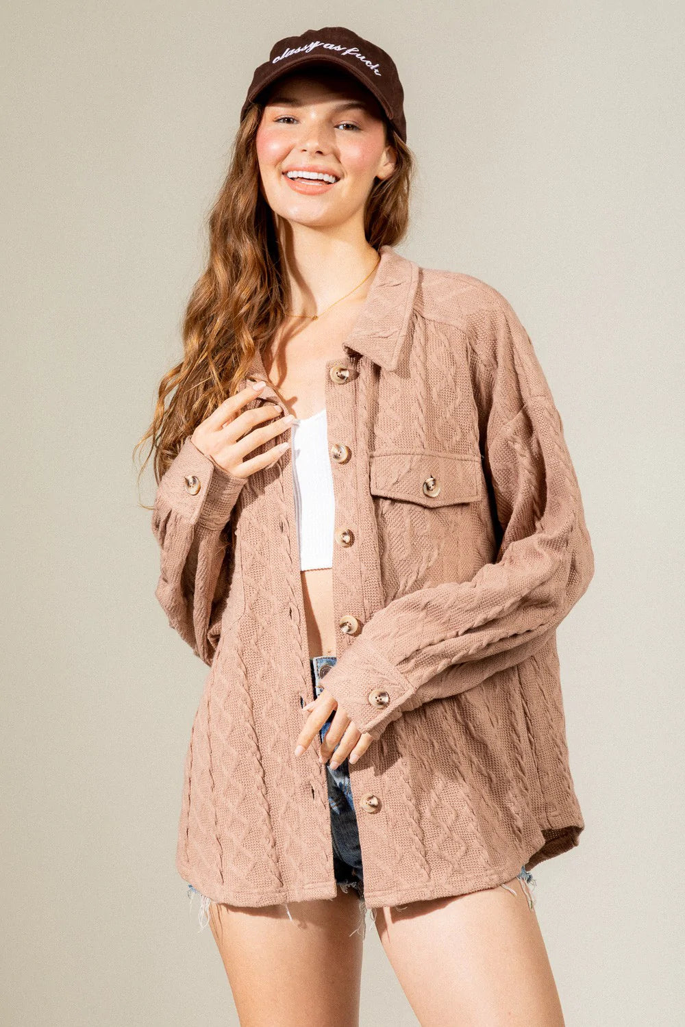 Mocha Haisley Shacket
