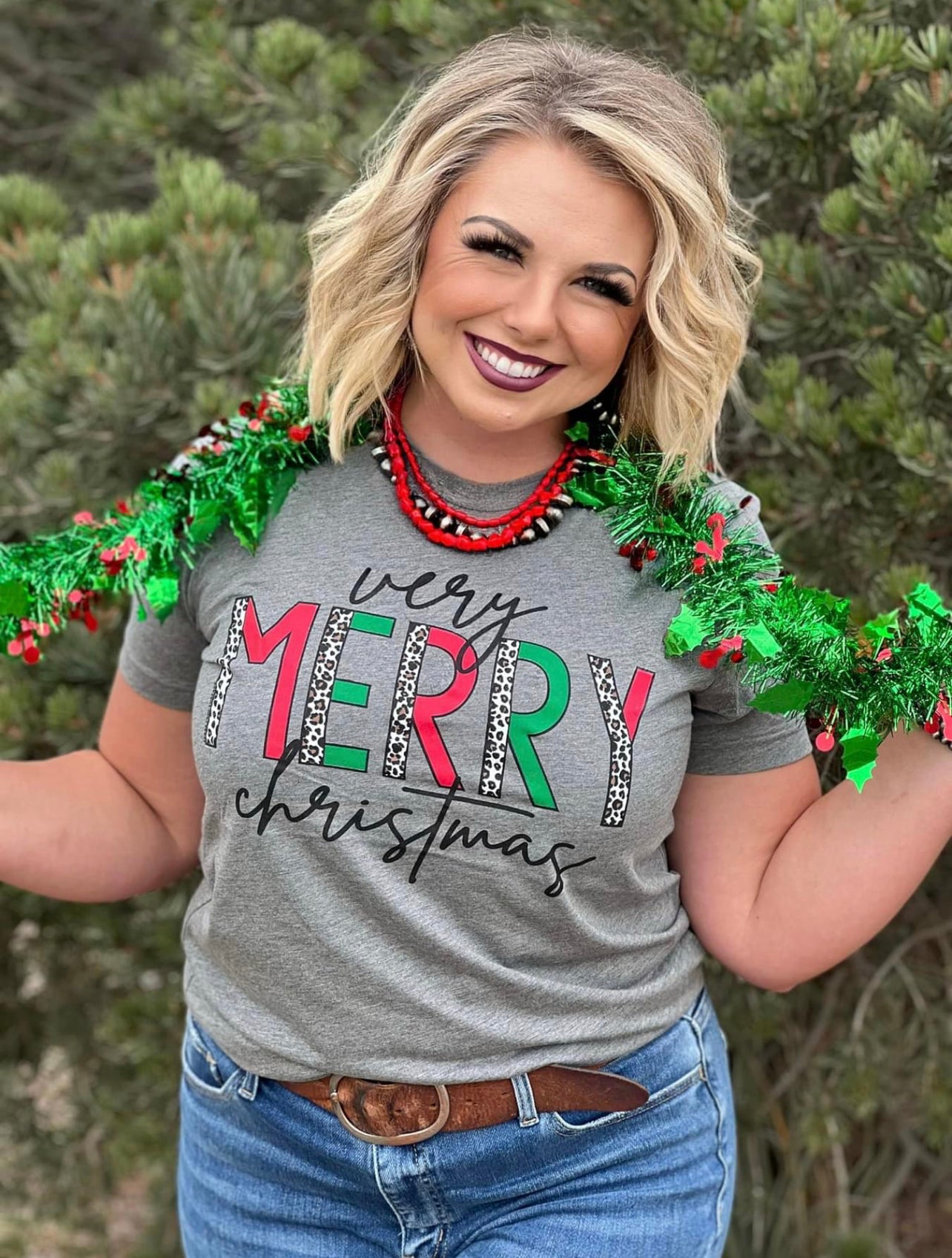 Merry Christmas tree Tee