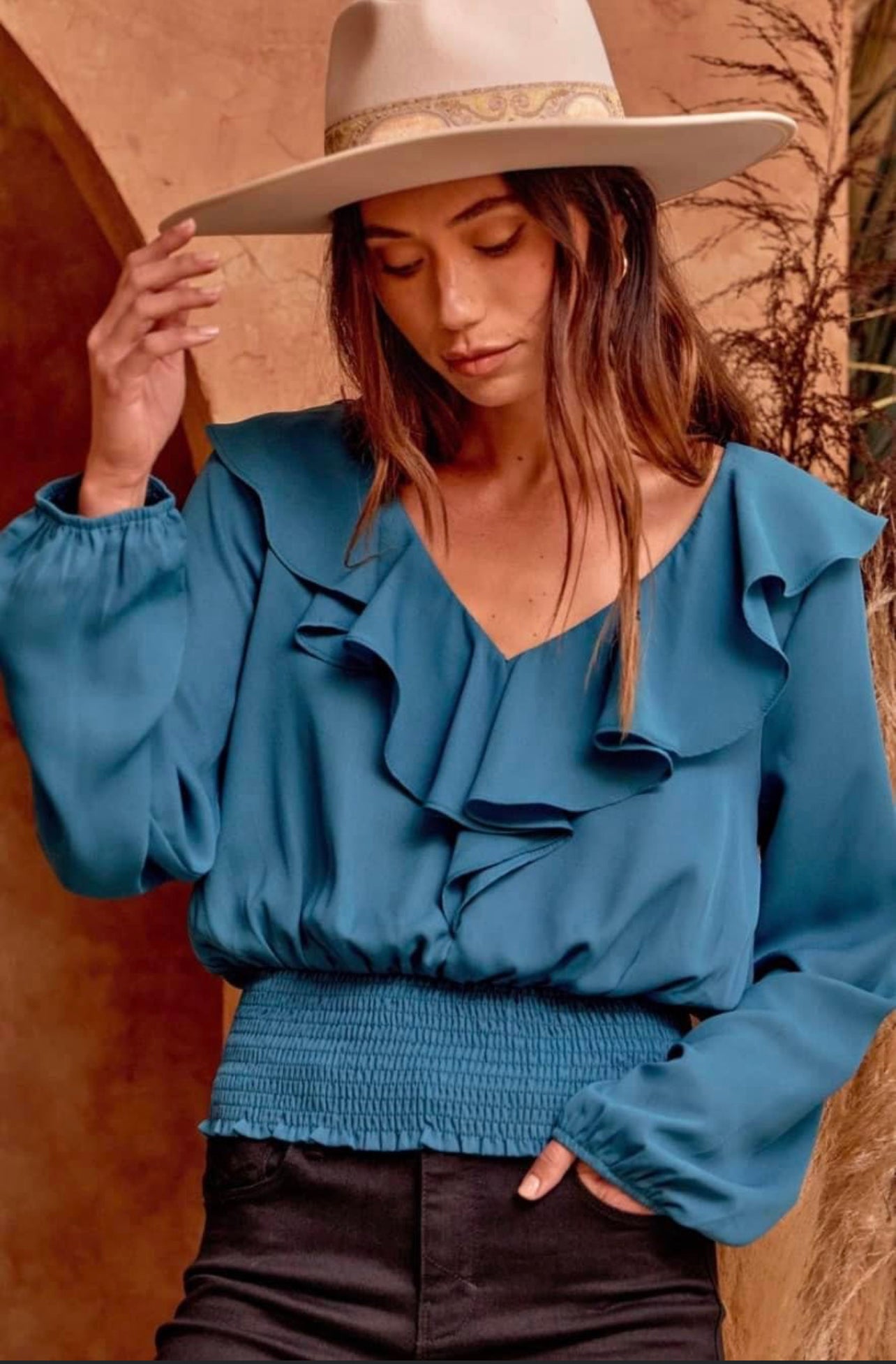 Teal Grace Top