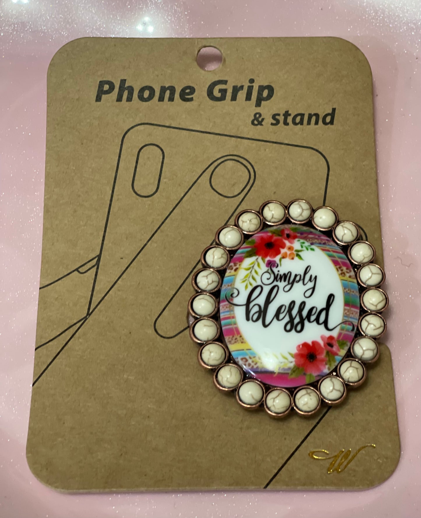 Simply Blessed Phone Grip