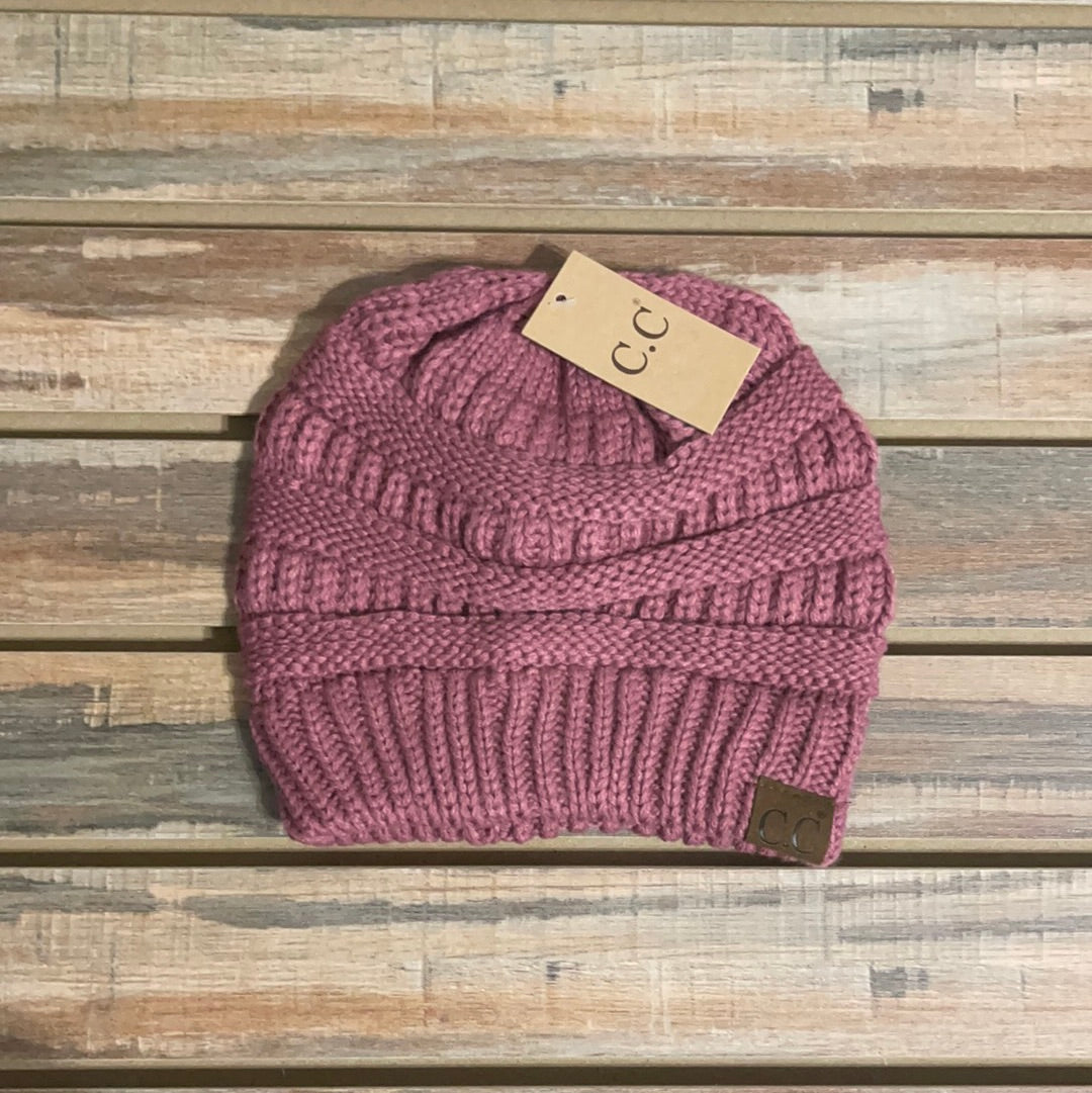 C.C. Exclusives Messy Bun Beanie Tail