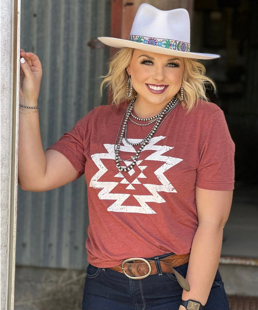 Alex Aztec Clay Tee