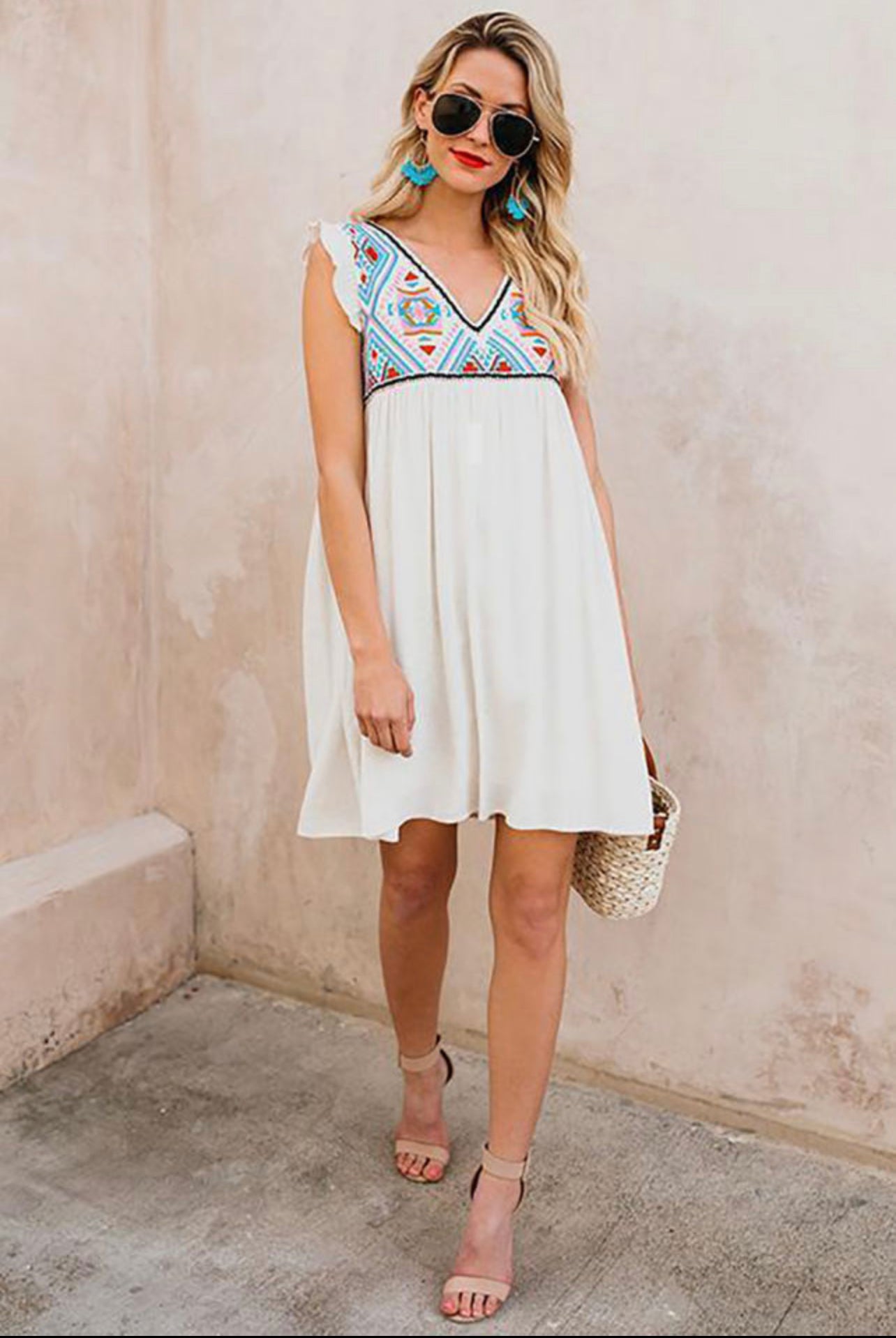 Summer Beach Floral Dress