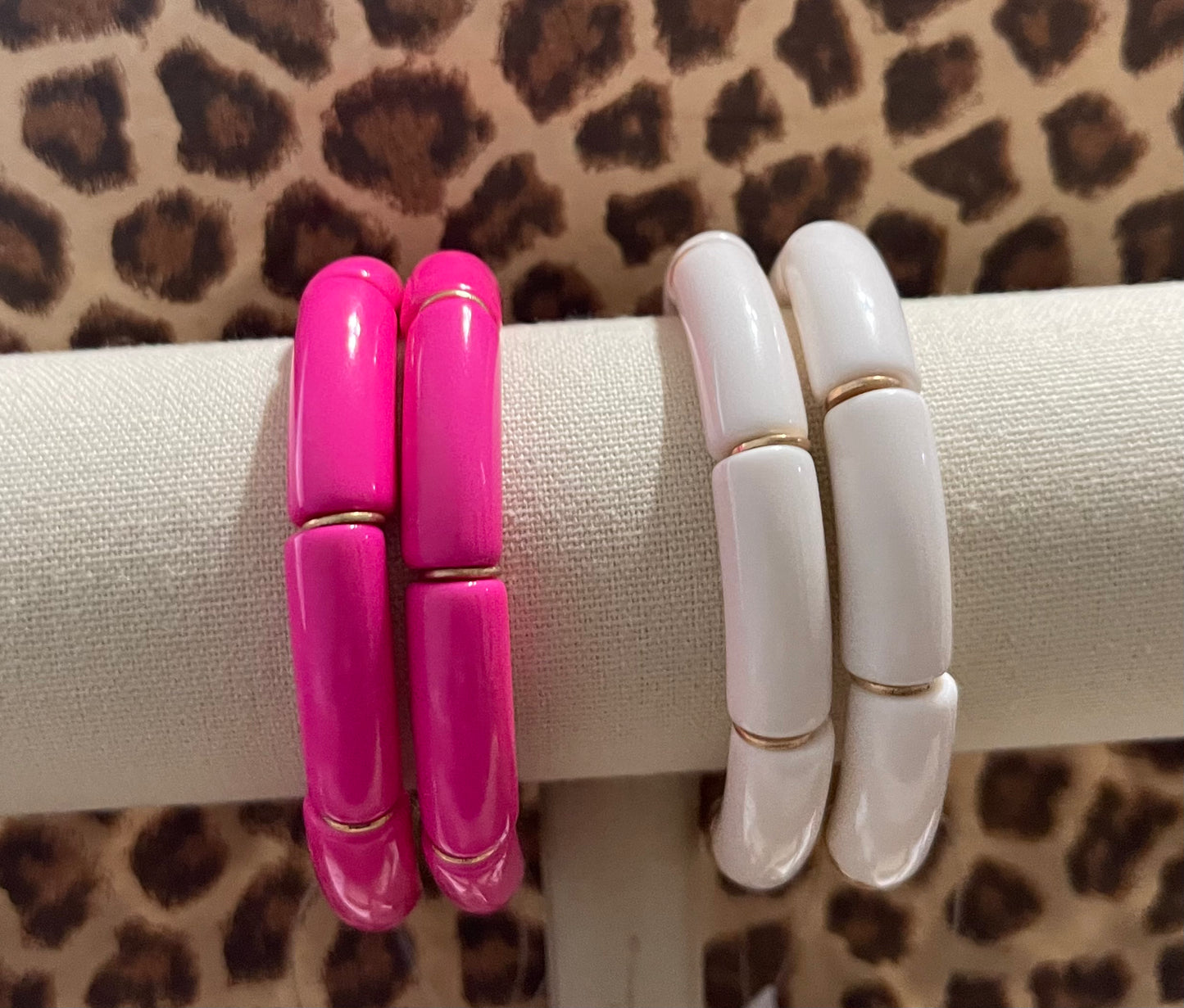 Colorful Acrylic tube Bracelets