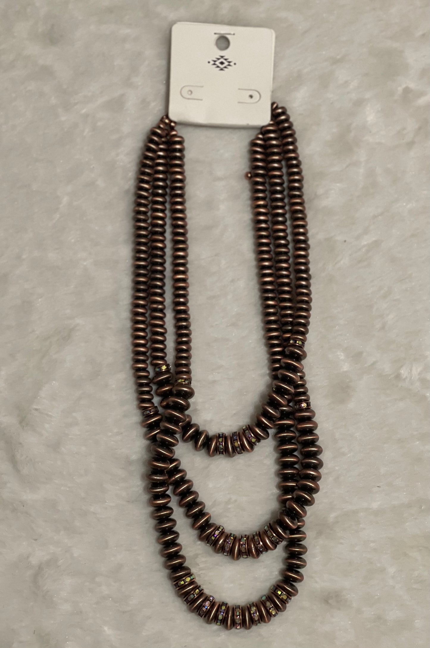 Bling Copper Navajo Necklace