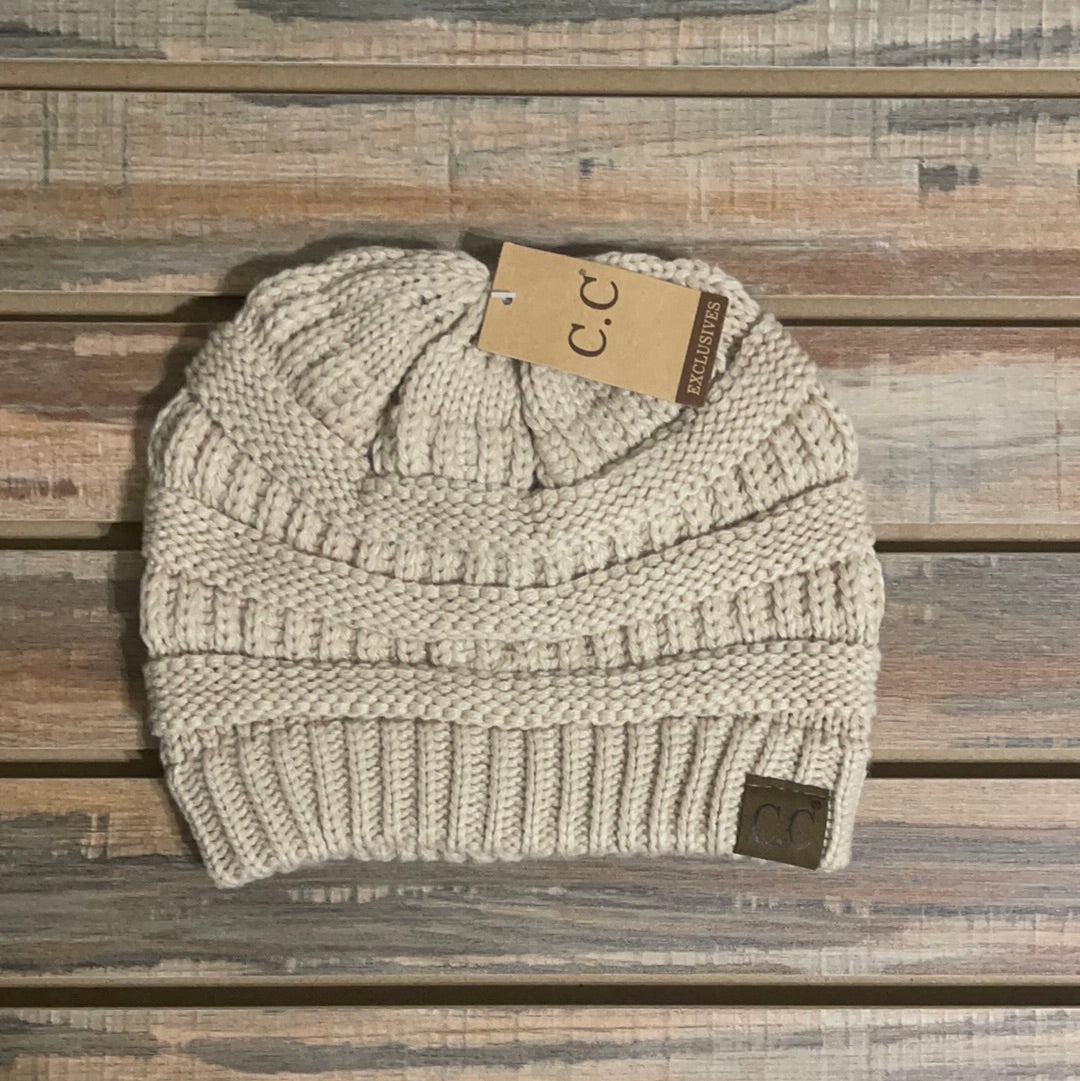 C.C. Exclusives Messy Bun Beanie Tail