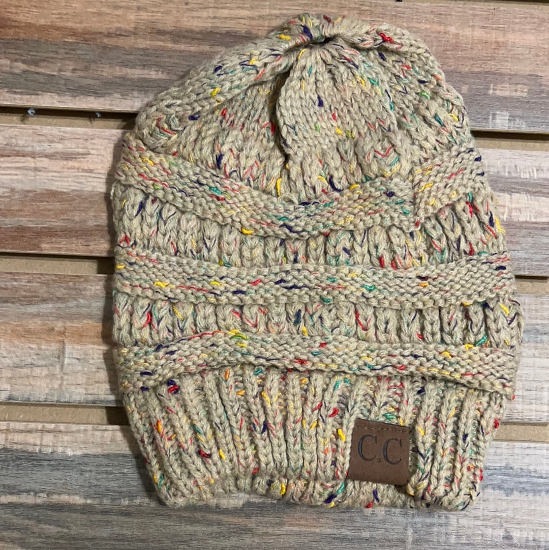 C.C. Exclusives Messy Bun Beanie Tail