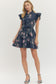 Millie Floral Denim Dress