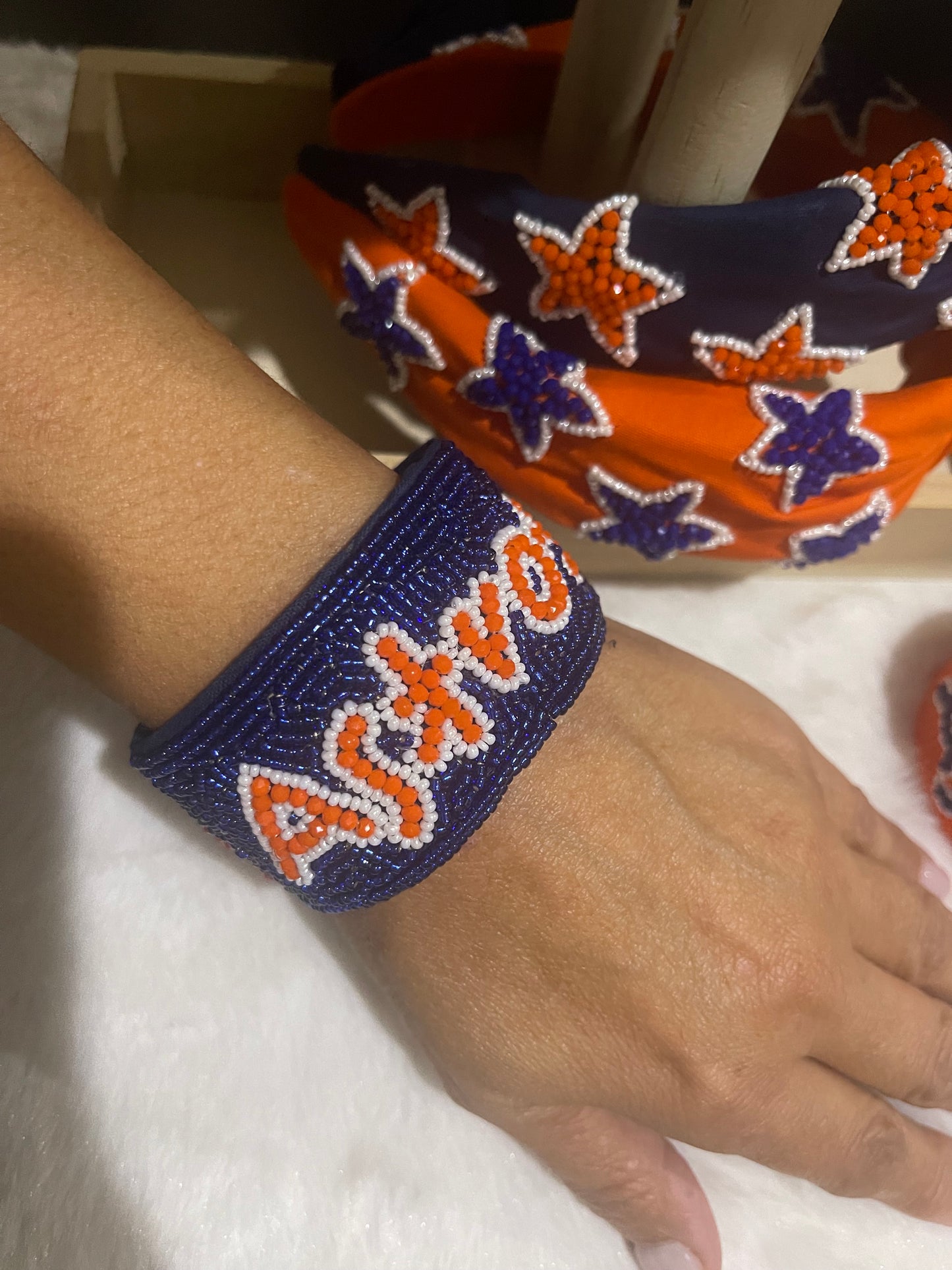 Gameday cuff bracelet