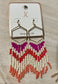 beaded dangle earrings