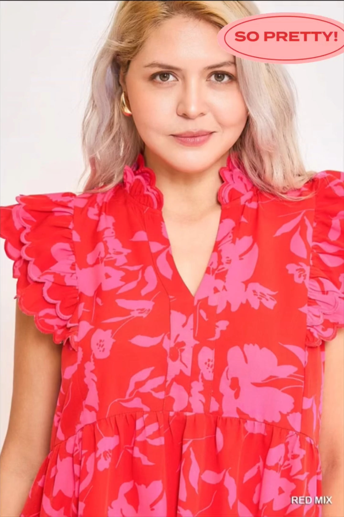 Red Mix Dress