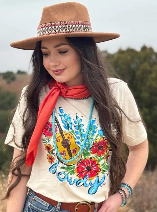 Callie Ann Stelter Bluebonnet Howdy Tee