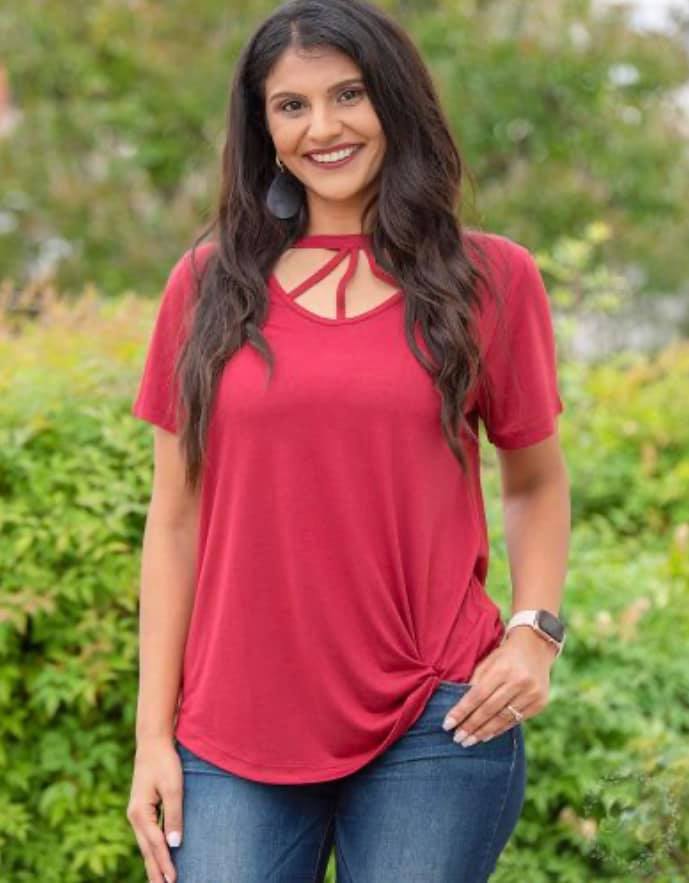 “Catalina Caged in Top”