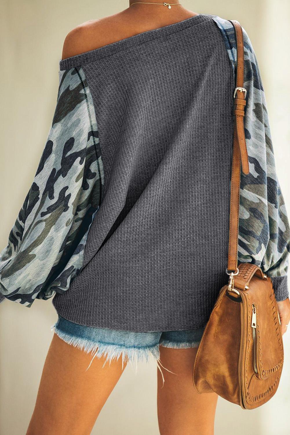 Squadron Thermal Camo Contrast Dolman Top