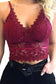 Deep V Lace Bralette Crop Top