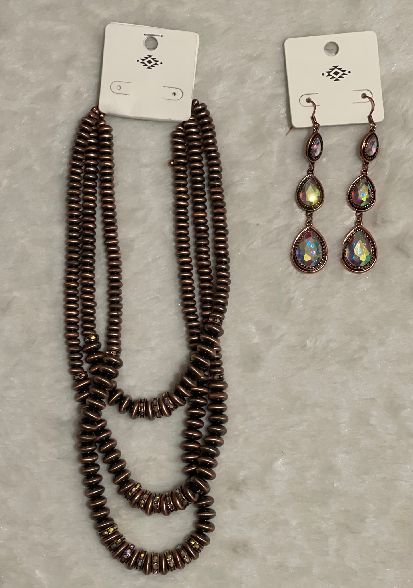 Bling Copper Navajo Necklace