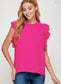 The Beth B Fuchsia Top