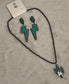 Turquoise Cactus  Necklace