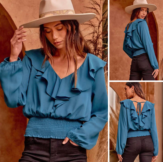 Teal Grace Top