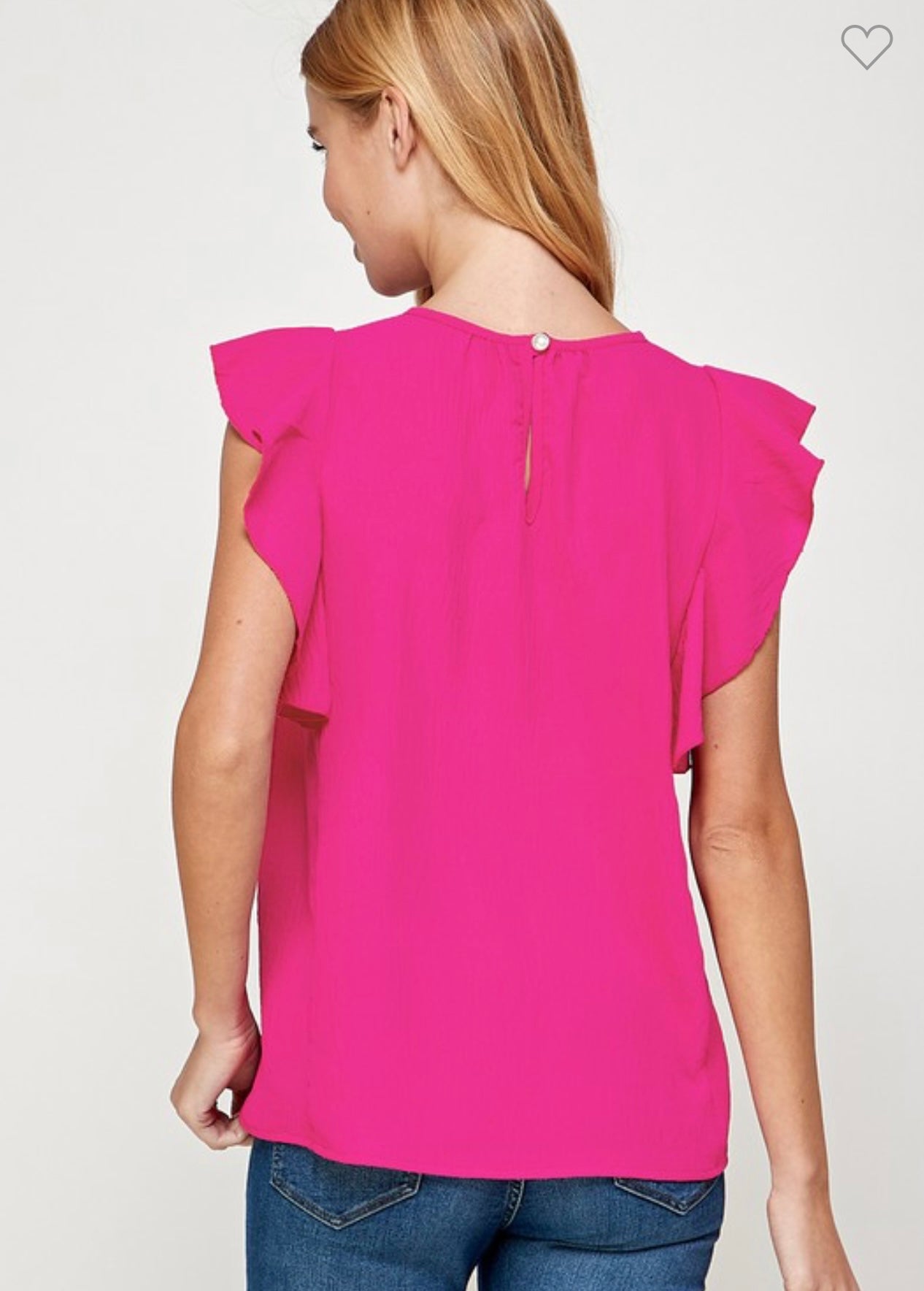 The Beth B Fuchsia Top