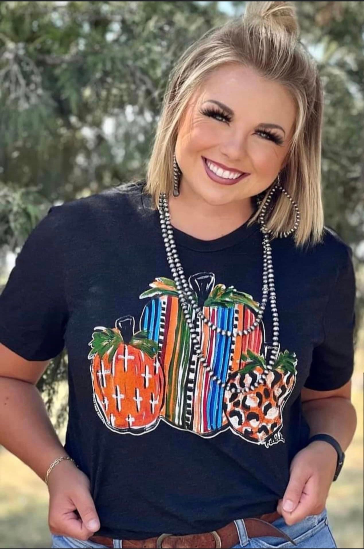 Serape Pumpkin Tee