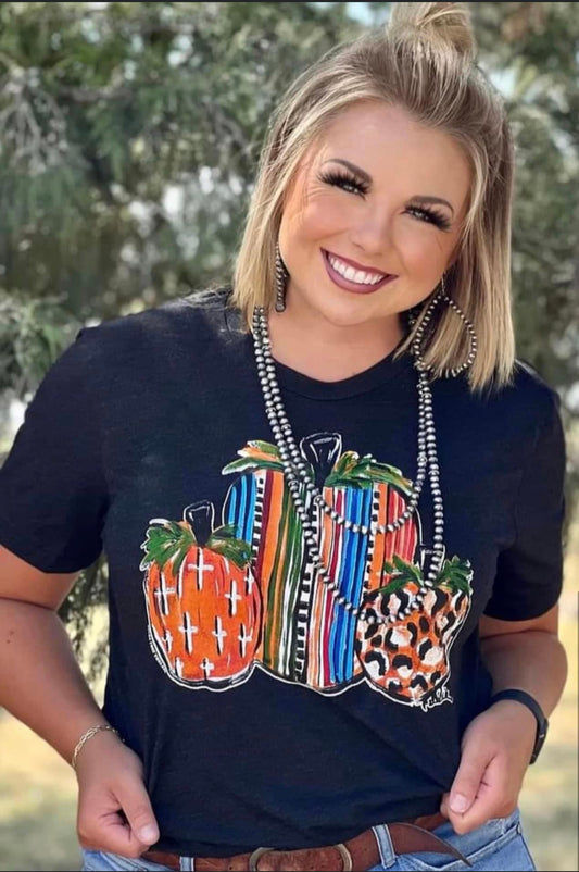 Serape Pumpkin Tee