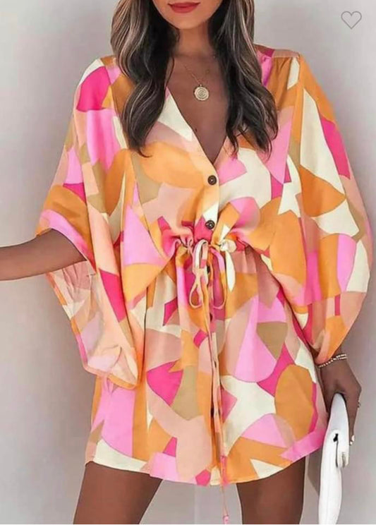 Tien All over print dress