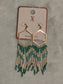 beaded dangle earrings