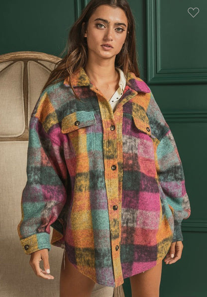 BiBi Colorful Shacket