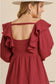 Scarlet Smocking Ruffle Dress