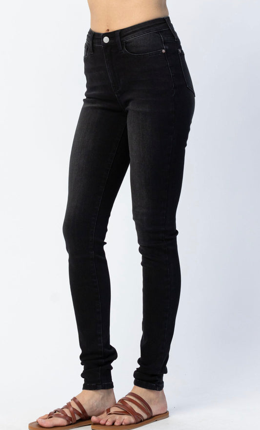 High Waist Uncuffed Skinny