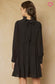Remi Black High Neck Dress